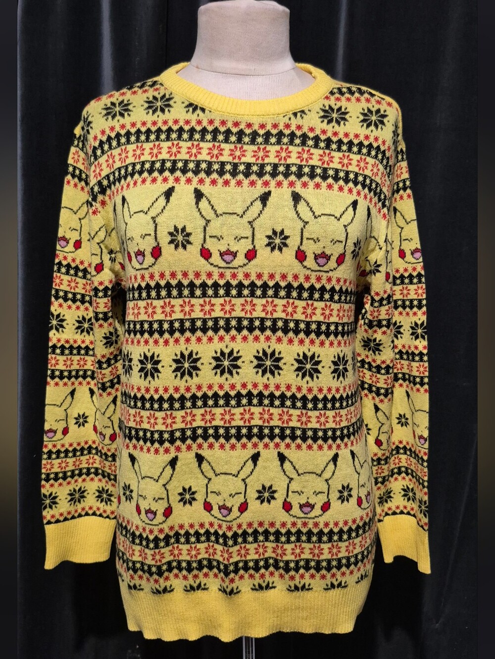 Pikachu Pattern Women's Sweater